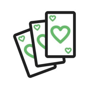 52094634 - cards, playing, deck icon vector image. can also be used for games & entertainment. suitable for use on web apps, mobile apps and print media.